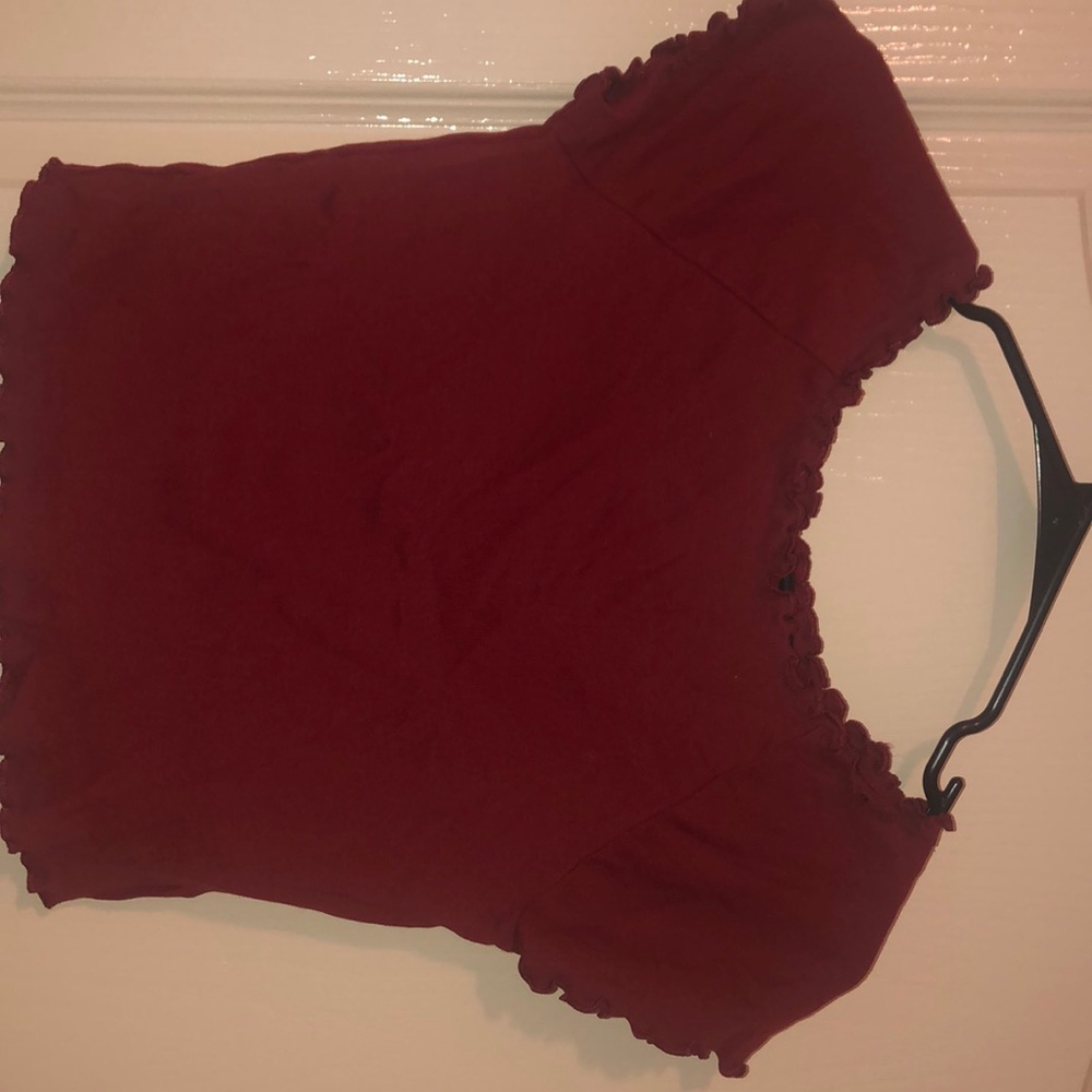 Cute Off The Shoulder Crop Top